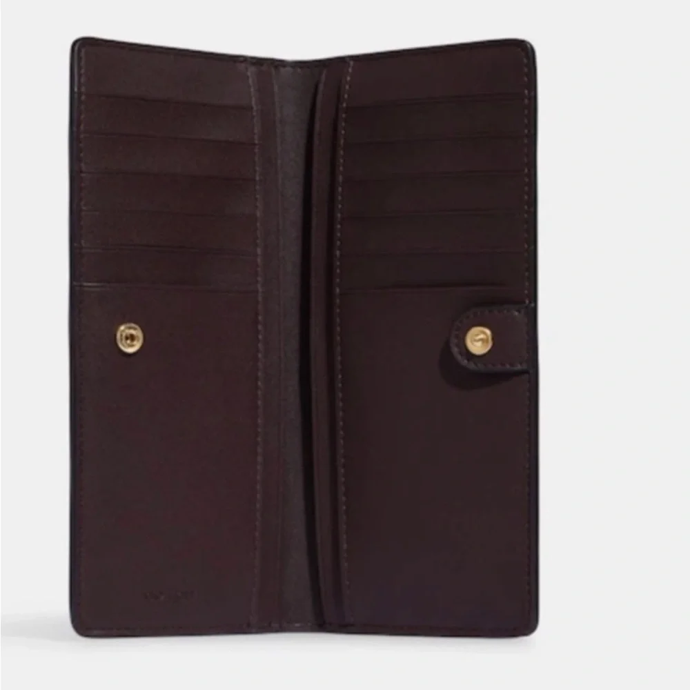 Coach Black Wallet with Owl and Music Note Print